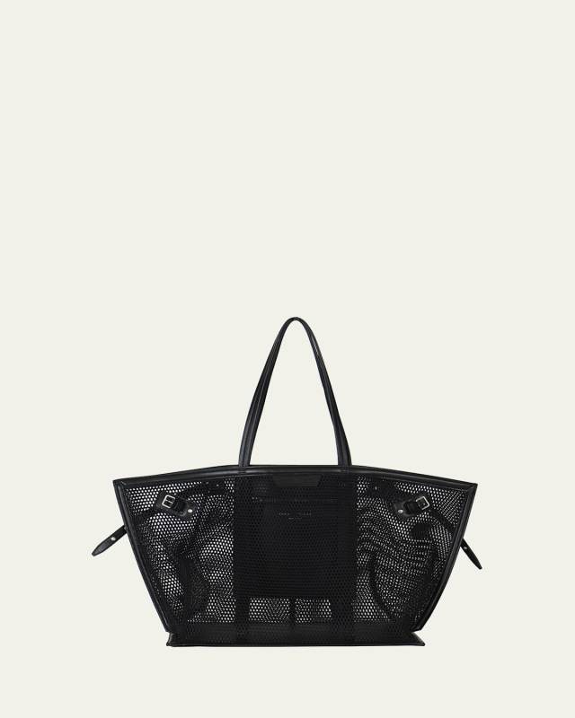 Days Buckle Mesh Tote Bag